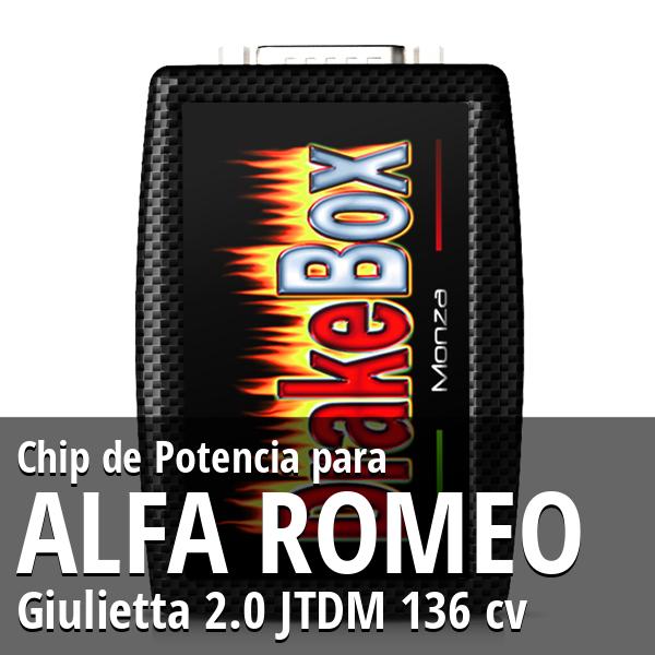 Chip de Potencia Alfa Romeo Giulietta 2.0 JTDM 136 cv