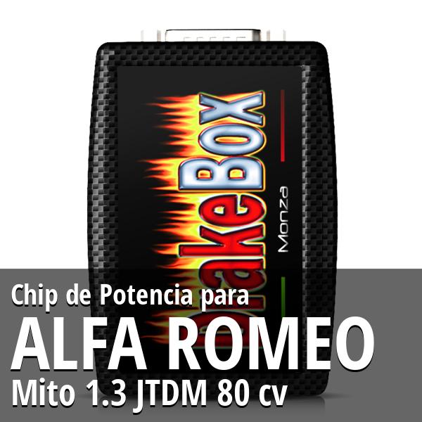 Chip de Potencia Alfa Romeo Mito 1.3 JTDM 80 cv