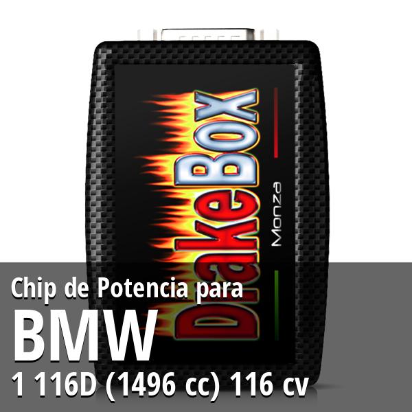 Chip de Potencia Bmw 1 116D (1496 cc) 116 cv
