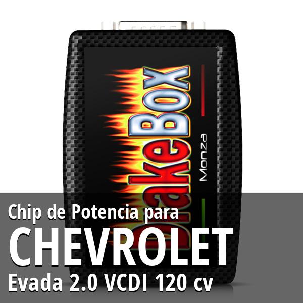 Chip de Potencia Chevrolet Evada 2.0 VCDI 120 cv