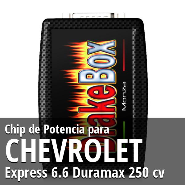 Chip de Potencia Chevrolet Express 6.6 Duramax 250 cv