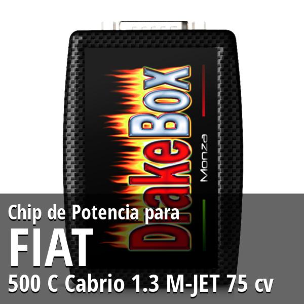 Chip de Potencia Fiat 500 C Cabrio 1.3 M-JET 75 cv