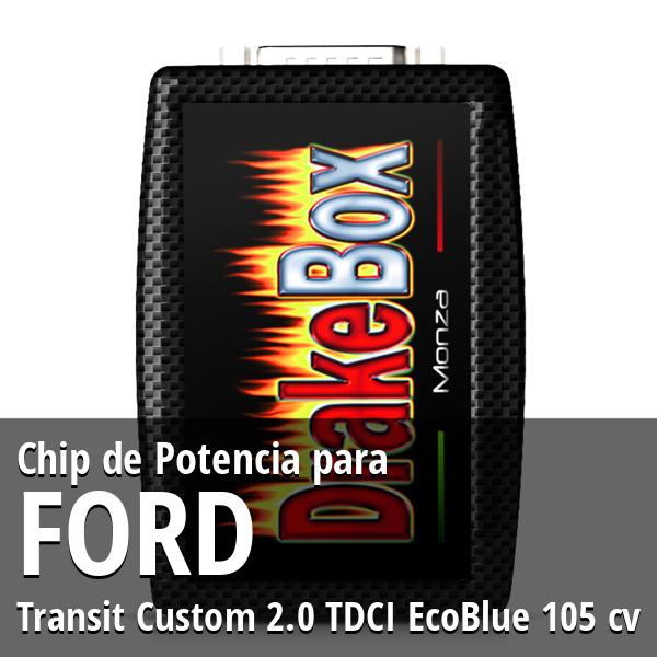 Chip de Potencia Ford Transit Custom 2.0 TDCI EcoBlue 105 cv