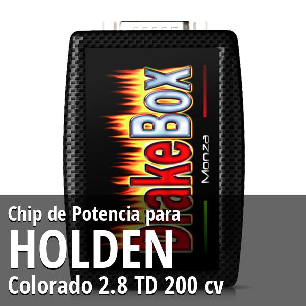 Chip de Potencia Holden Colorado 2.8 TD 200 cv
