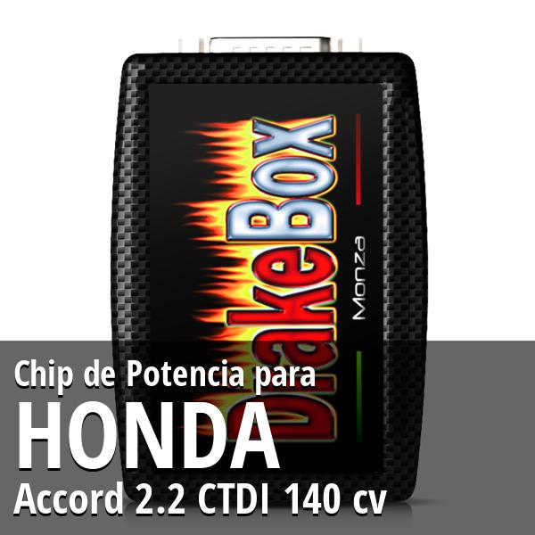 Chip de Potencia Honda Accord 2.2 CTDI 140 cv