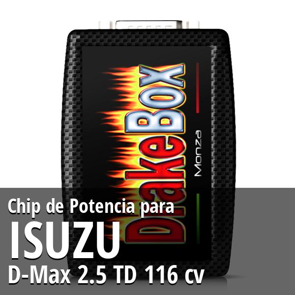 Chip de Potencia Isuzu D-Max 2.5 TD 116 cv