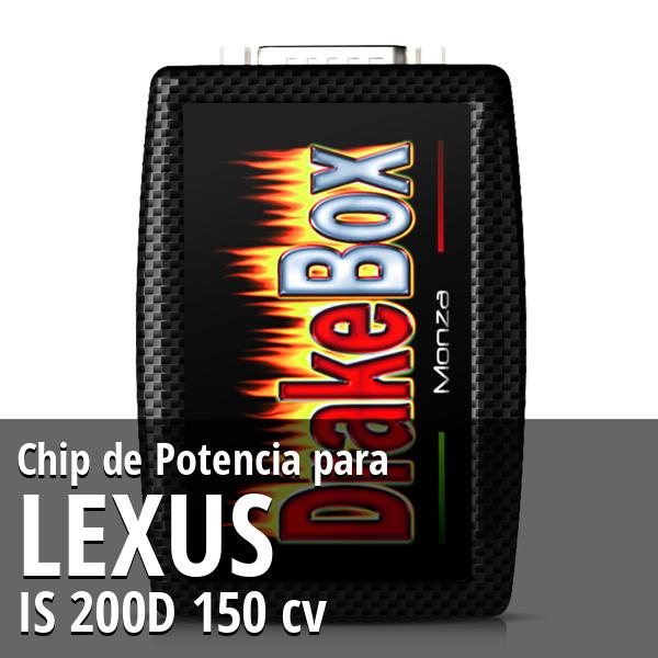 Chip de Potencia Lexus IS 200D 150 cv