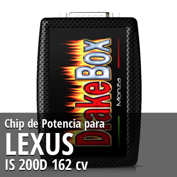 Chip de Potencia Lexus IS 200D 162 cv
