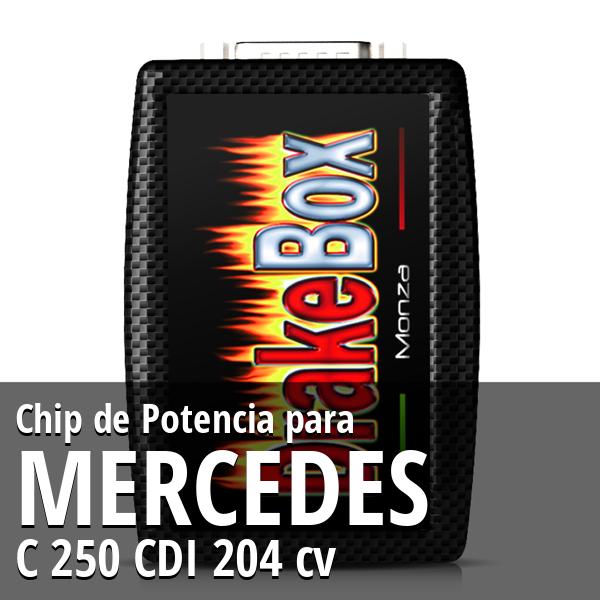 Chip de Potencia Mercedes C 250 CDI 204 cv