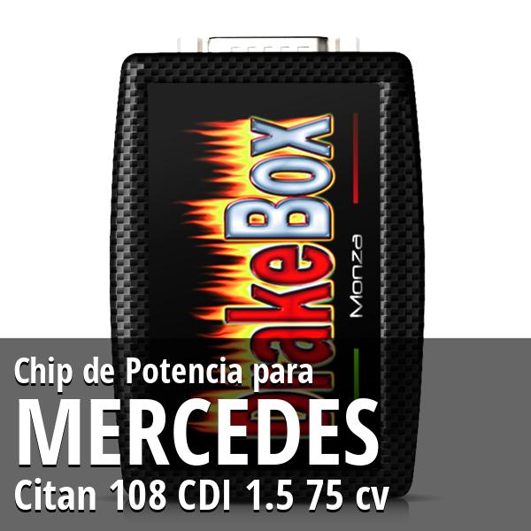 Chip de Potencia Mercedes Citan 108 CDI 1.5 75 cv