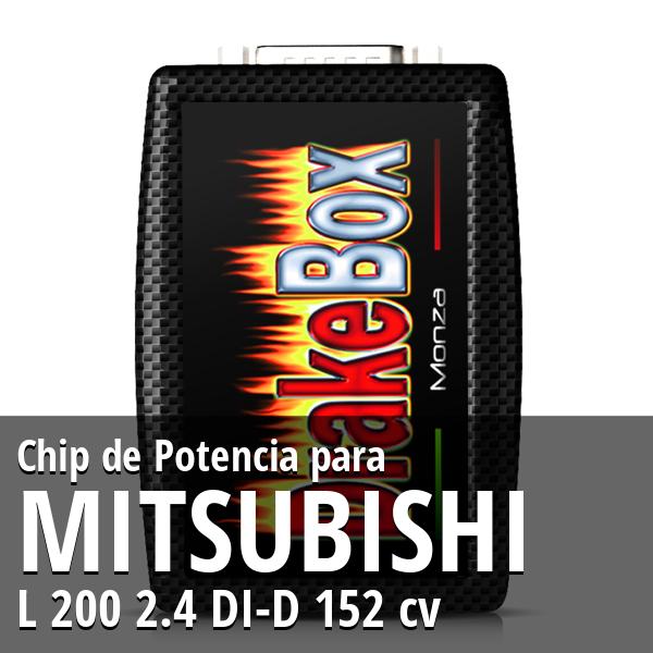 Chip de Potencia Mitsubishi L 200 2.4 DI-D 152 cv