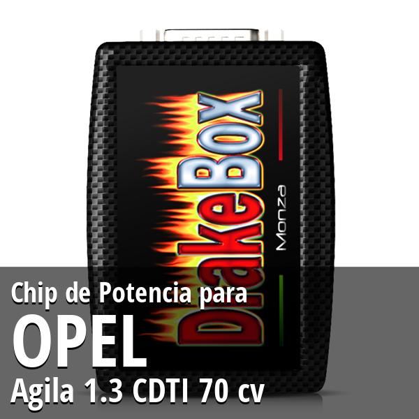 Chip de Potencia Opel Agila 1.3 CDTI 70 cv