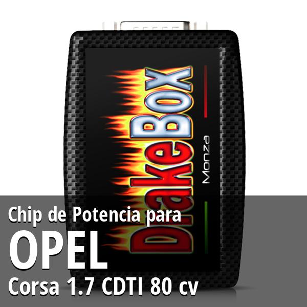 Chip de Potencia Opel Corsa 1.7 CDTI 80 cv