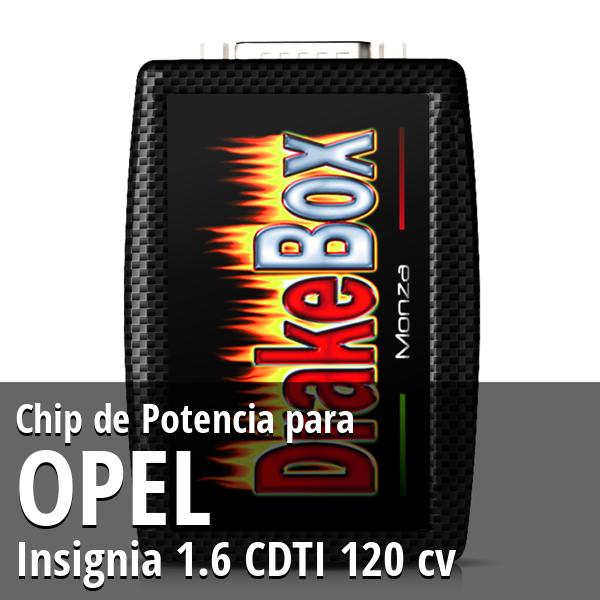Chip de Potencia Opel Insignia 1.6 CDTI 120 cv