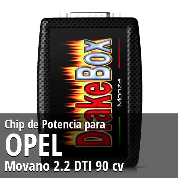 Chip de Potencia Opel Movano 2.2 DTI 90 cv