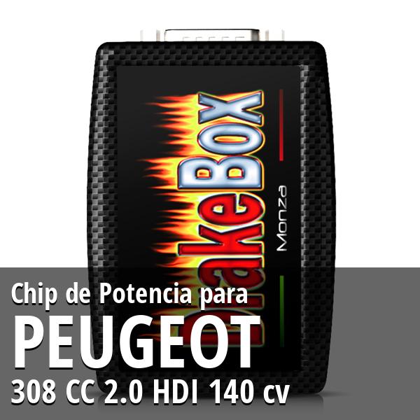 Chip de Potencia Peugeot 308 CC 2.0 HDI 140 cv