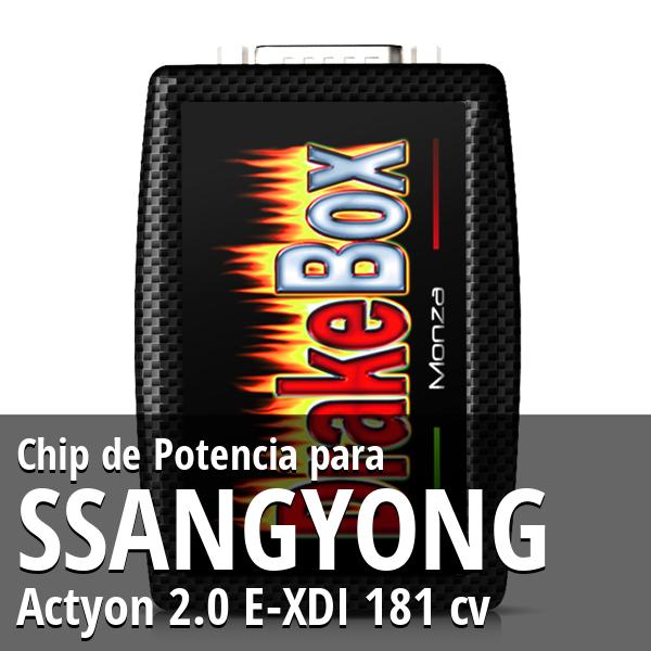 Chip de Potencia Ssangyong Actyon 2.0 E-XDI 181 cv