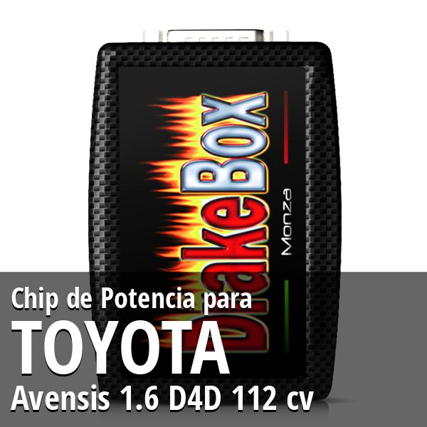 Chip de Potencia Toyota Avensis 1.6 D4D 112 cv