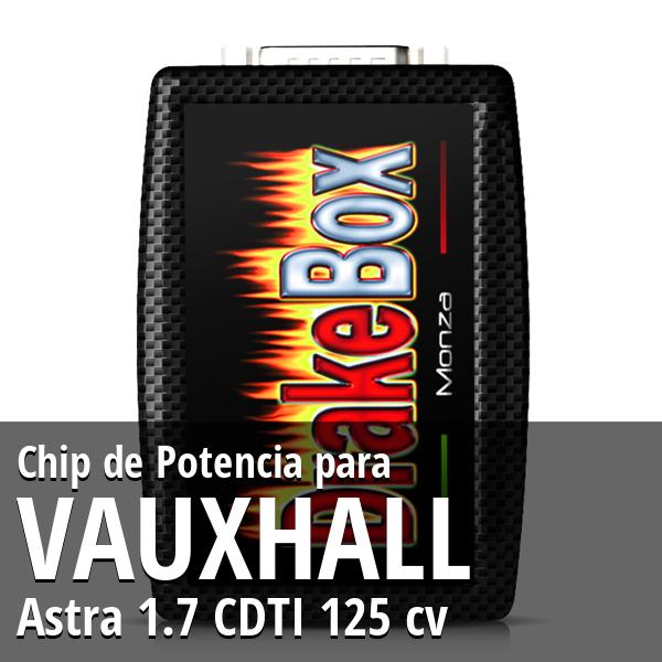 Chip de Potencia Vauxhall Astra 1.7 CDTI 125 cv