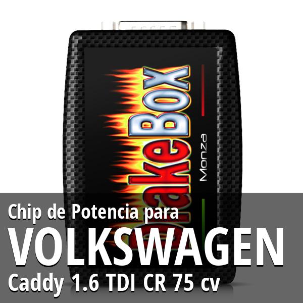 Chip de Potencia Volkswagen Caddy 1.6 TDI CR 75 cv