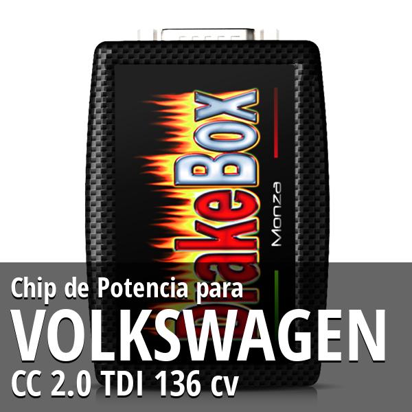 Chip de Potencia Volkswagen CC 2.0 TDI 136 cv