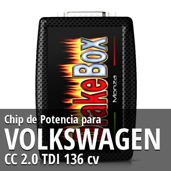 Chip de Potencia Volkswagen CC 2.0 TDI 136 cv