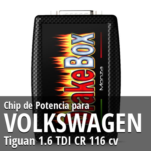 Chip de Potencia Volkswagen Tiguan 1.6 TDI CR 116 cv