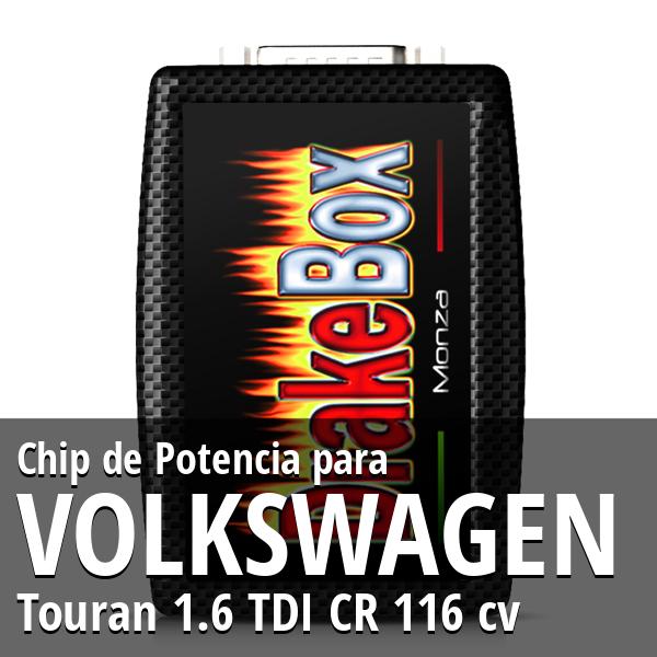 Chip de Potencia Volkswagen Touran 1.6 TDI CR 116 cv